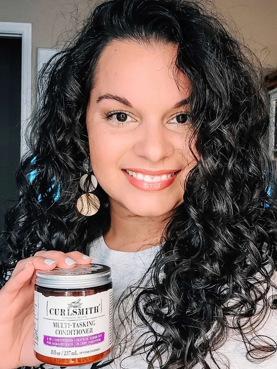 curly hair product order - conditioner