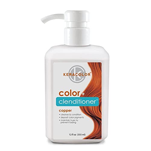 Keracolor Clenditioner COPPER Hair Dye - Semi Permanent Hair Color Depositing Conditioner