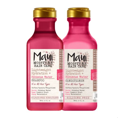 Maui Moisture Lightweight Hydration + Hibiscus Shampoo + Conditioner