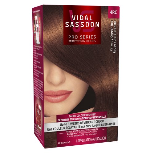 Vidal Sassoon Pro Series Hair Color, 4RC Dark Copper Red