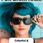 Blue Hair Dye for Dark Hair pin