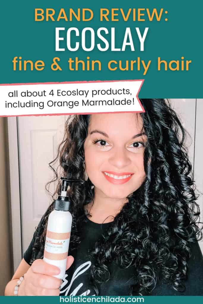 Ecoslay brand review for fine thin curly hair