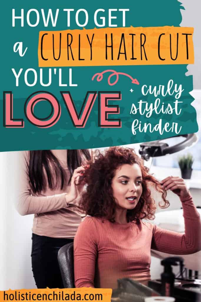 how to get a curly hair cut you'll love pin image