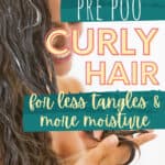 how to pre poo curly hair