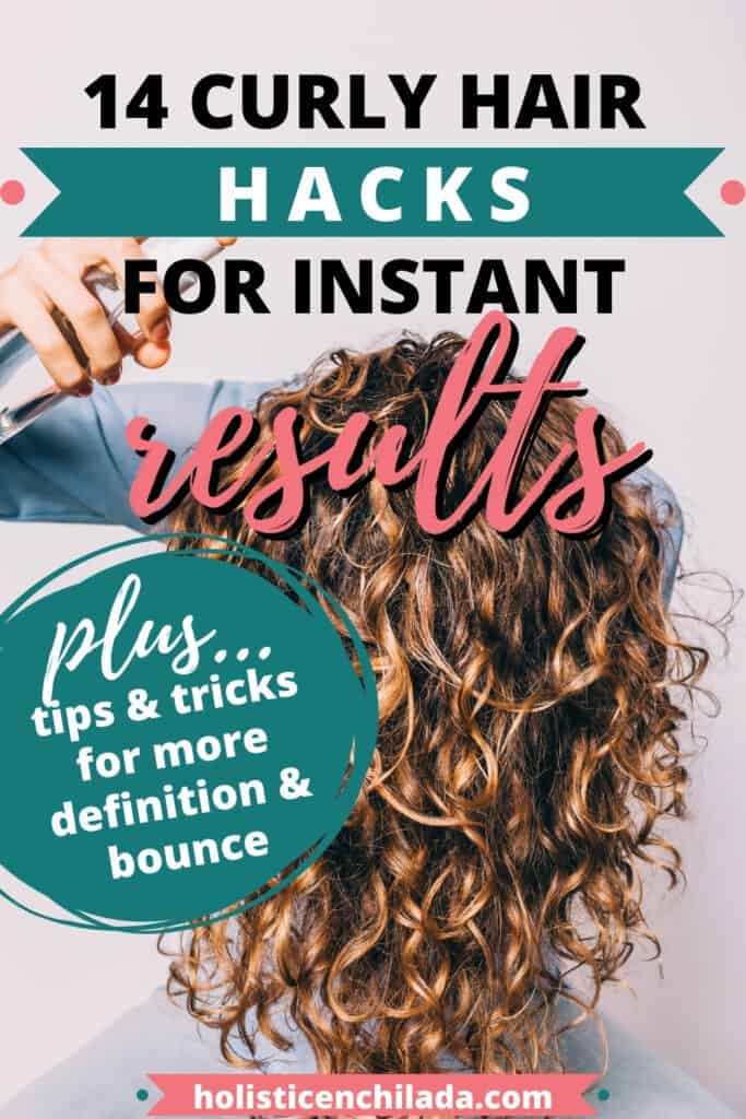 14 curly hair hacks for instant results pin