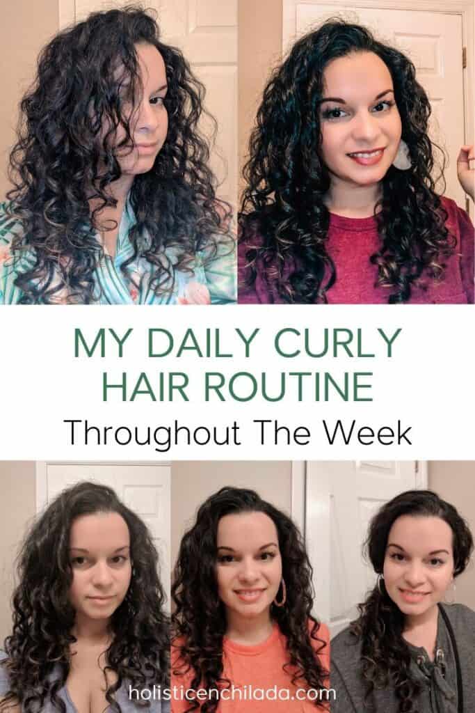 curly girl method daily routine for fine curly hair 2c 3a 