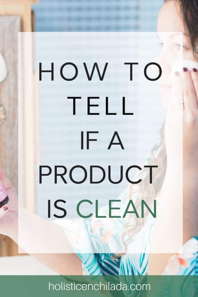 How to tell if a product is clean pin