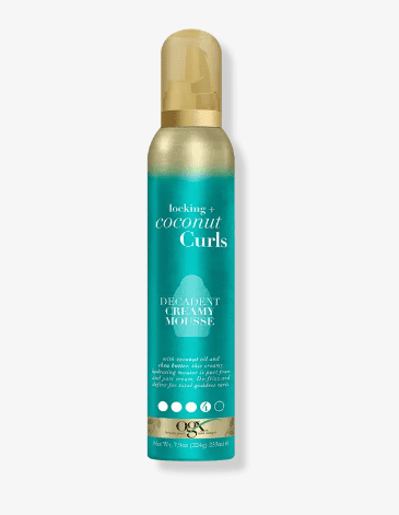 OGX Locking + Coconut Curls Decadent Creamy Mousse