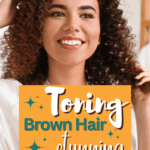 toning brown hair pin